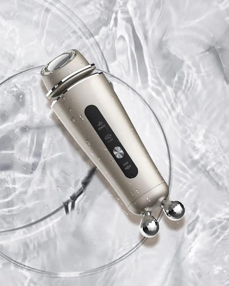 Dispositivo de terapia facial RF y EMS de doble cabezal MR-2331what - Imagen 4