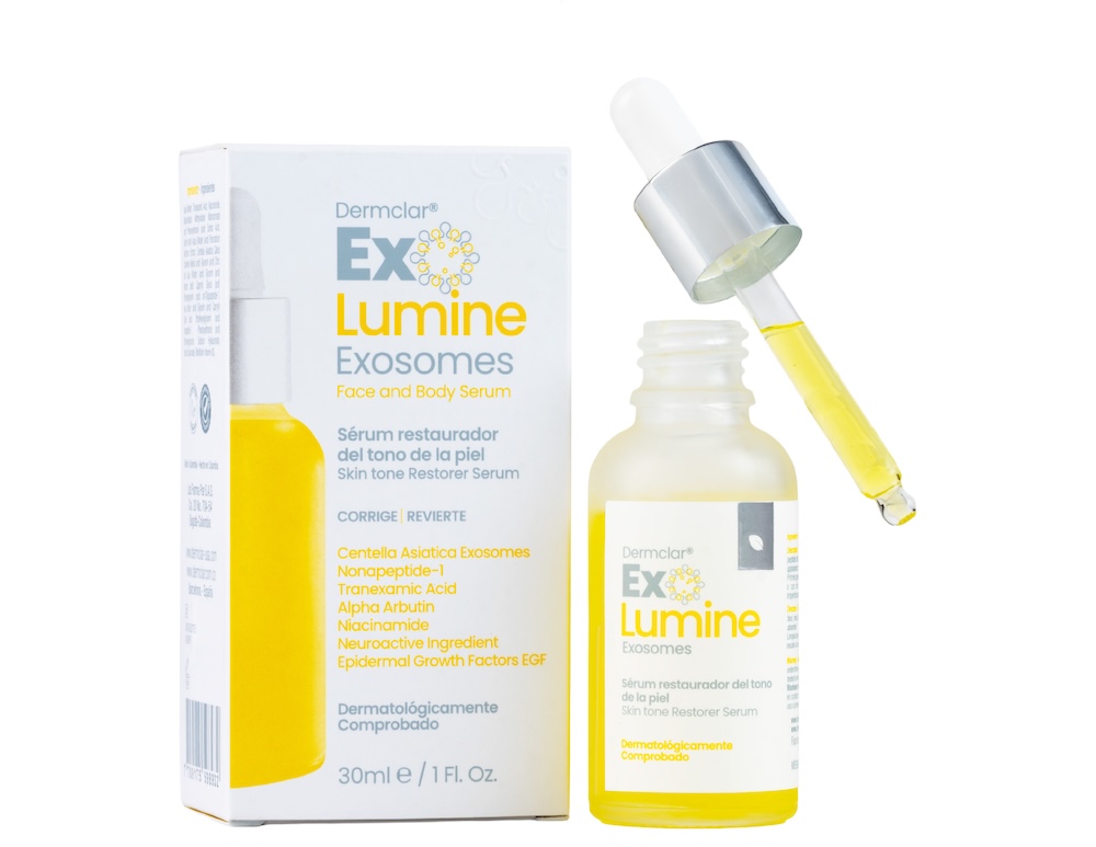 Dermclar ExoLumine Exosomas Corrección de manchas Gotero 30ml - Imagen 4